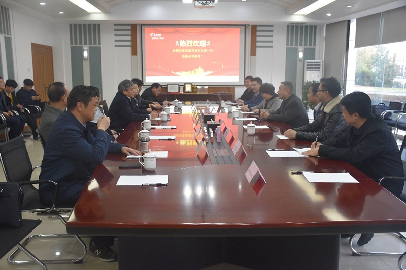 合肥市常務副市長王文松一行蒞臨公司調研指導